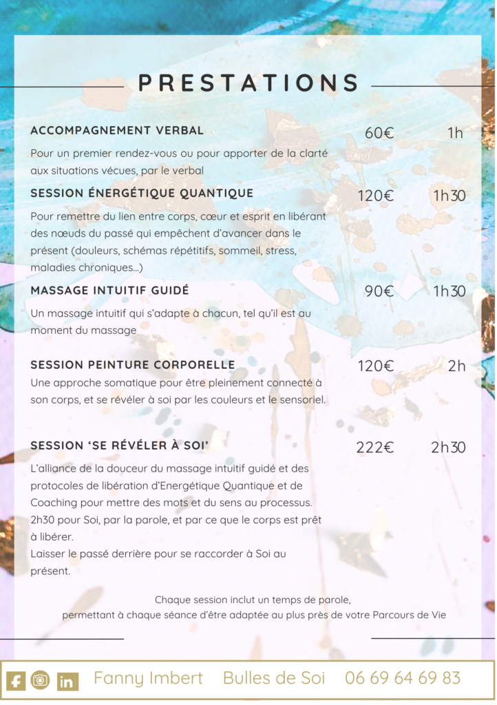 Massage Energétique Quantique Pau