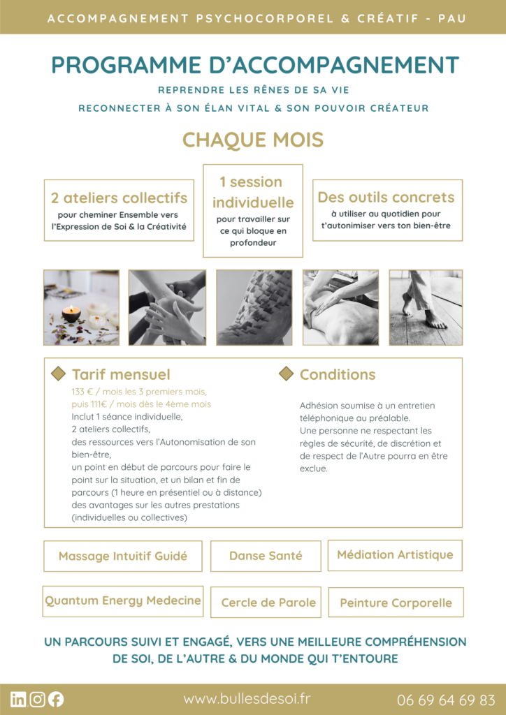 accompagnement mots corps émotionnel énergétique engagé suivi pour une réelle transformation intérieure